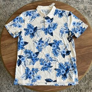 Men’s Blue Hawaiian Polo